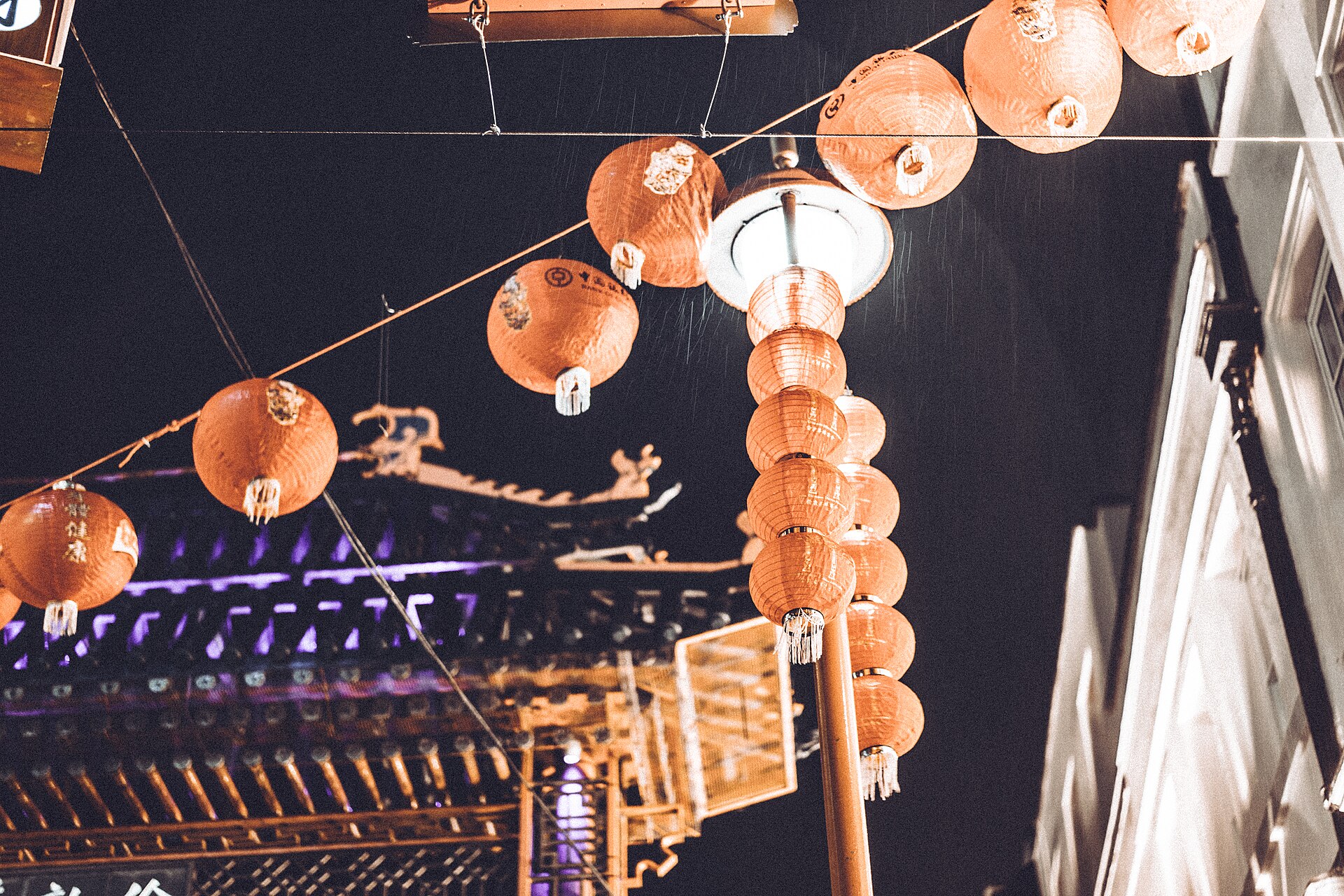 Paper lanterns in Chinatown