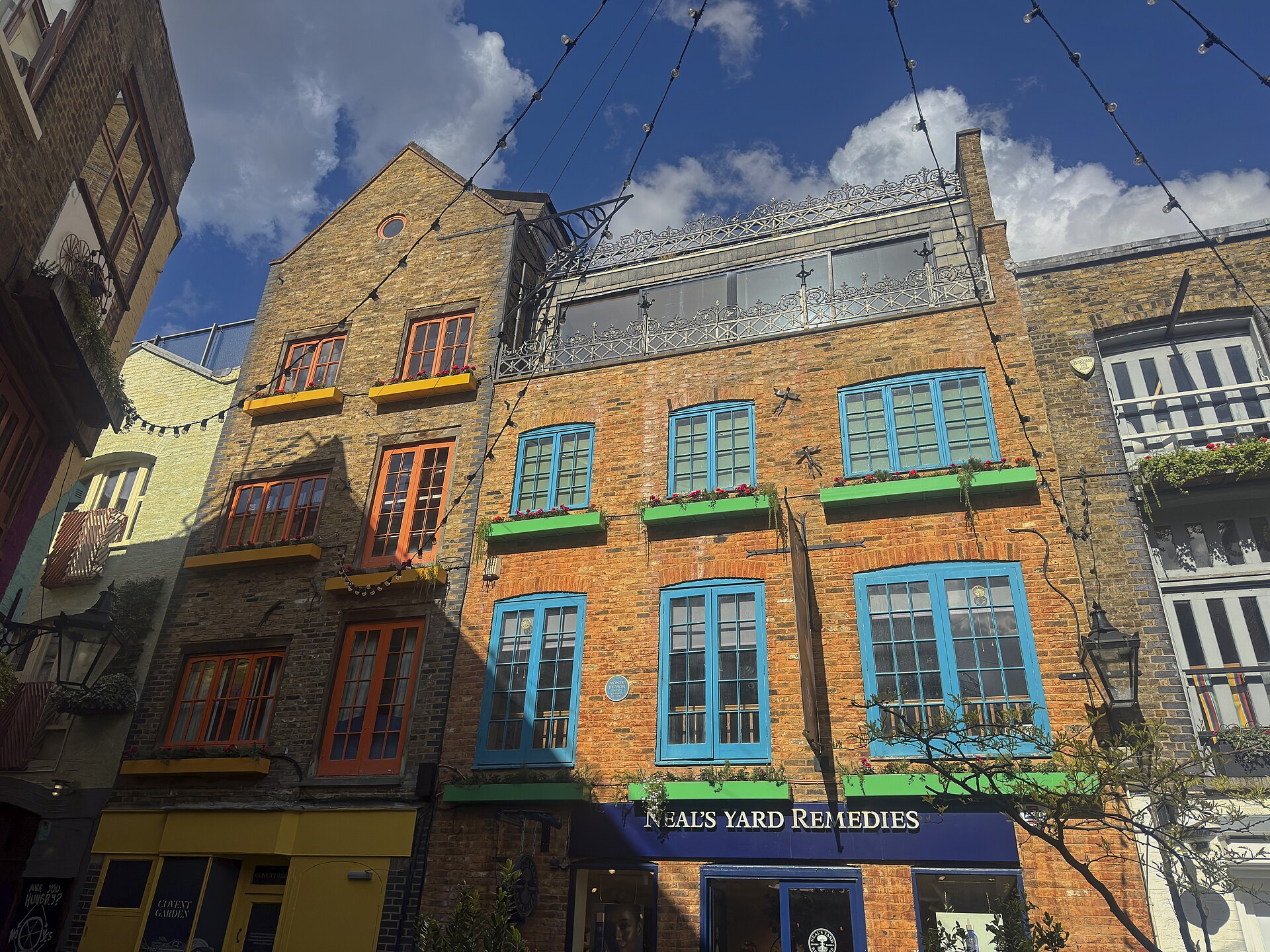 The painted buildings of Neal's Yard